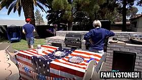 penelope kay explodes in fireworks cum facial from pounding duo