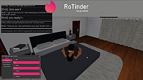 Roblox babe roleplays slut fucked hard by massive black cock monster pounding