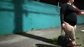 sabrina strong flashes giant brazilian ass publicly halting traffic