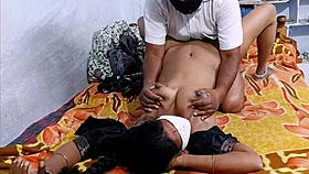 desihotcouple's indian wife sucks boobs licks pussy in homemade bedroom update