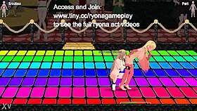 Princesses, ready for lesbian action in erotic hentai ring?