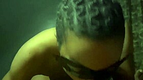 Petite babe's skilled blowjob triggers massive cumshot