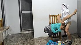 Unfaithful arab couple consummates passionately after pastor talk!