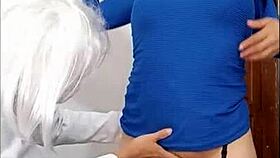 dirty doctor dominates cute latina nurse in hospital office sex apartment