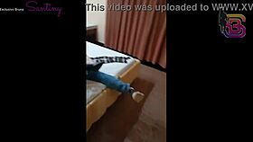 married brunette always hunts big black cock from hot lover cuckold style