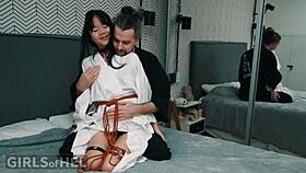 pornstar baebi hel submits in passionate bdsm domination scene