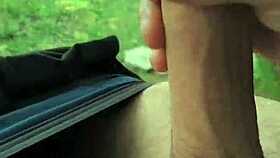 i flash my huge cock outdoors throbbing for passersby to see