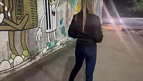 Wife Fucks Stranger on Beach Sand While Hubby Watches