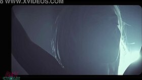 cute blue-eyed spanish babe angie lynx strips heels dancing 🔥💃