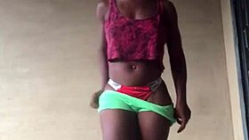 Crazy bitch twerks her massive sexy ass everywhere outdoors