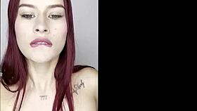 kelly kiss chokes on monster cock first latina casting