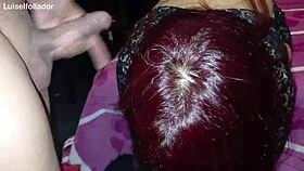 craving this homemade bedroom blowjob from sexy latina redhead?