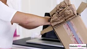 blonde secretary teases then facesits lesbian boss hard!