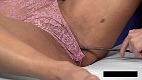 Arian Joy pisses golden pleasure on Africa Danger's wet pussy