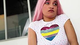 Big titted venezuelan digna morales goes feral riding torbe's cock in sloppy putalocura sex