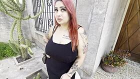 Passenger lures her home for wild creampie happy ending blast!