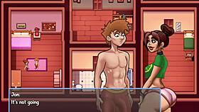 demon's intriguing deal tempts with monster cock game and big tits