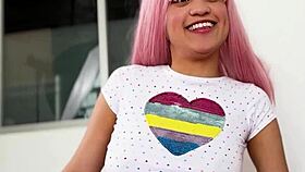 Big titted venezuelan digna morales goes feral riding torbe's cock in sloppy putalocura sex