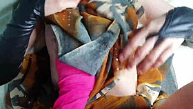 Handjob queen massages cock smoothly before hot sex