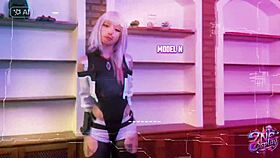 Zne cosplay lucy from cyberpunk: petite amberzinha's big ass takes monster cock free