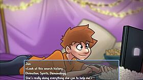 demon's intriguing deal tempts with monster cock game and big tits