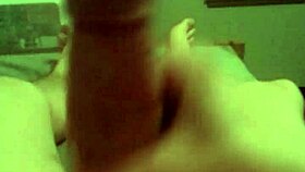 Guy strokes cock idly passing time casually