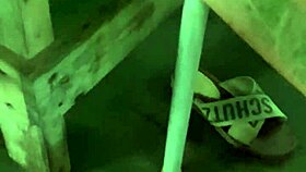 Slim-waisted slut flashes puffy pussy on public beach, who's watching? 🔥🏖️😏