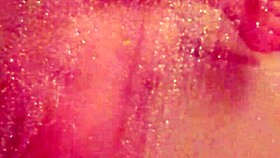 shy girl steps into steamy shower for intimate bathing moment