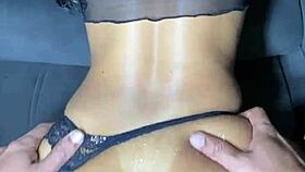 Teasing the tight little ass of this hot newbie