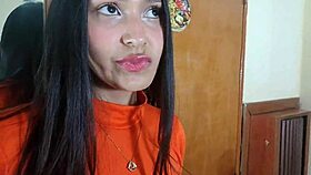 Latina visitor ends up with a creampie surprise in homemade POV.