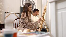 skinny alice xo takes brutal ass banging from group