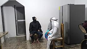 Unfaithful arab couple consummates passionately after pastor talk!