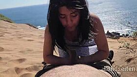 Teen Swallows Cum Deepthroat Outdoors Guess the Spot?