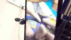 Jia bhabhi squirts pussy juice hard on outdoor video call sex