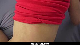 i blush hard getting caught fingering my tight pussy