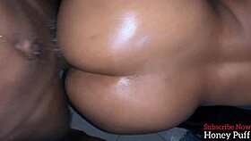 she moans feeling his thick cock deep in her belly