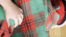 my shy neighbor sneaks pussy licks under blanket 😋👅💦