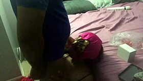 Intense passion surges as masked Mexican Latina wrestler devours throbbing cock in her eager mouth