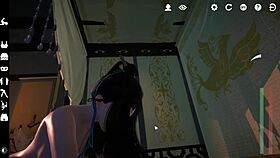 Why stop romantic morning sex when big tits cumshots keep cumming?