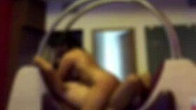 Ebony Latina teen pussy explodes with creampie from huge black cock