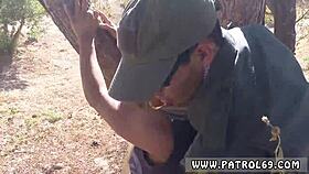 Police Car Hardcore Fuck With Border Jumper's Natural Tits