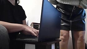 Brunette Secretary's Heat Makes Me Explode!