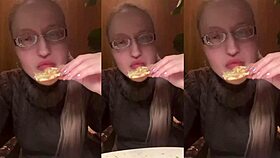 Intense Fucking Over Dinner at Glasses Restaurant