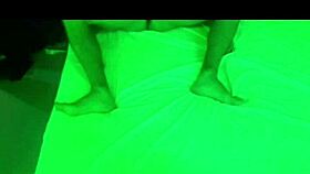 husband films young wife gaping on brazilian friend's huge cock