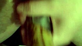 i slide banana deep in pussy close up retro style