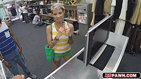 luscious petite teen babe's tight pussy takes relentless group banging pounding