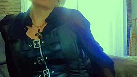 i cant get enuf of this milf in hot leather outfits compil