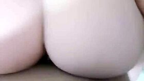 mujer nalgona con tetas grandes gime orgasmos en missionary con verga monstruosa