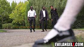 kinky petite painter eva takes three huge bbc in pov taboo