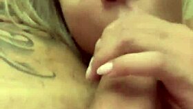 Unforgettable velvet mouth blowjob from tattooed Latina bombshell